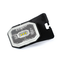 FRISTOM FT-001 BI LED witte universele markeringslamp met hoekhouder