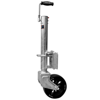 KNOTT TK57 zwenkwiel met handgreep, 500 kg, 57 mm, 710-1010 mm