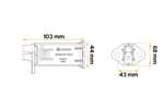 Wielkeg LOKHEN ORIGAMY 46 inklapbaar h:190 mm set met handgreep
