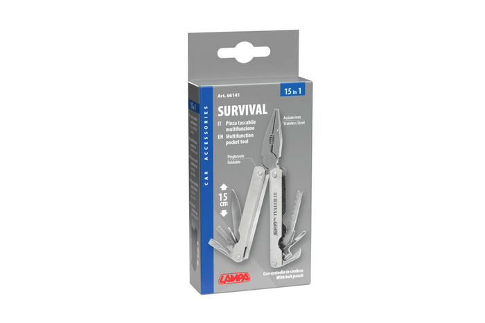 LAMPA 66141 Multitool 15-in-1, zakformaat
