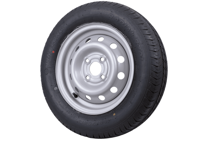 OUTLET Compleet wiel BAND LINGLONG 165/70 R13 79N VELG UNITRAILER 4Jx13&quot; 4x100 ET:30