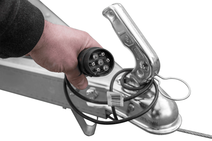 Autoaanhangwagen op veren 230x125 UNITRAILER GARDEN 230/R KIPP met BIS zijwanden, H-800 frame en grijze afdekking