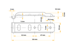 UNITRAILER Z-02/BVG 10-B zijkoppelinghouder voor aanhanger