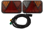 FRISTOM FT-270 LED achterlichten + MANTES 7m 7-polige kabelboom