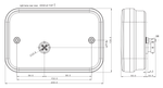 Achterlicht Fristom FT-270 LED 5 functies rechts