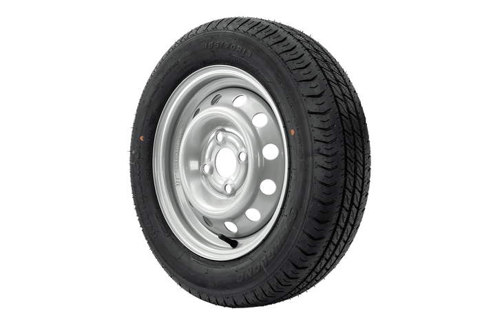 Aanhangerwiel LINGLONG BAND 155/70 R13 75N UNITRAILER VELG 4Jx13"H2 4x100 ET:30