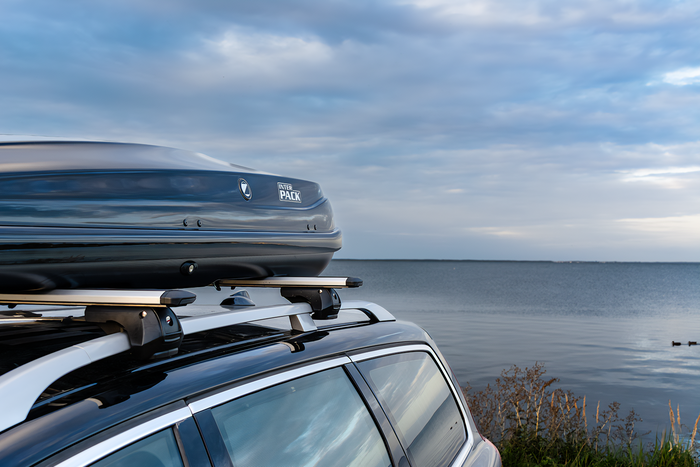 Inter Pack Zenith 8.6 dakkoffer, zwart metallic