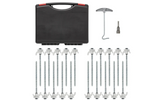 Set schroefbare tentharingen voor ProPlus 365014 metalen haringen met haak 20x20cm