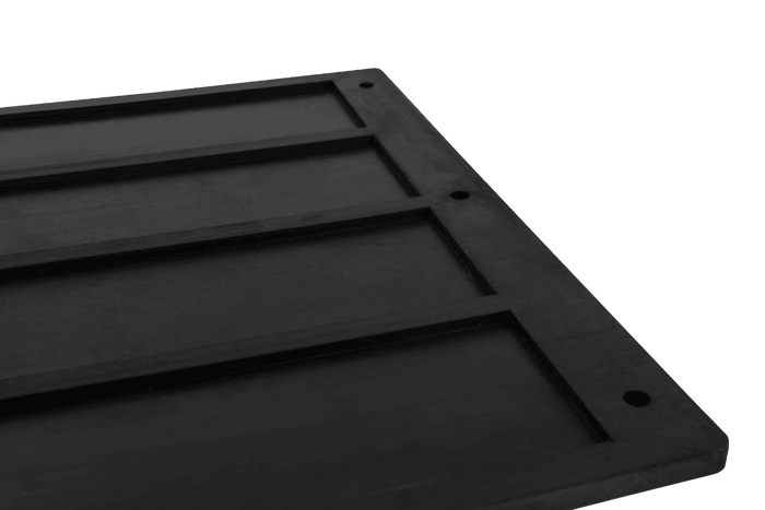 UNITRAILER rubberen spatlap, spatrubber 310x390 mm