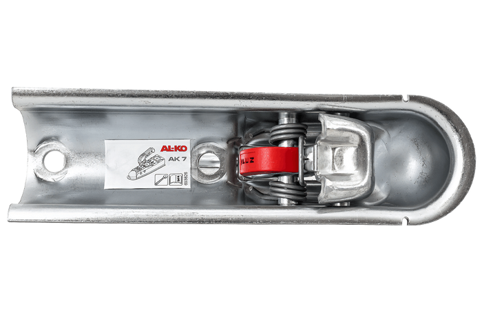 AL-KO AK7 PLUS kogelkoppeling voor een aanhanger van 750 kg met een 50 mm buisvormige dissel.