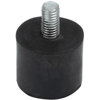 Rubberen stootrand / inschroefbumper 2,5 cm