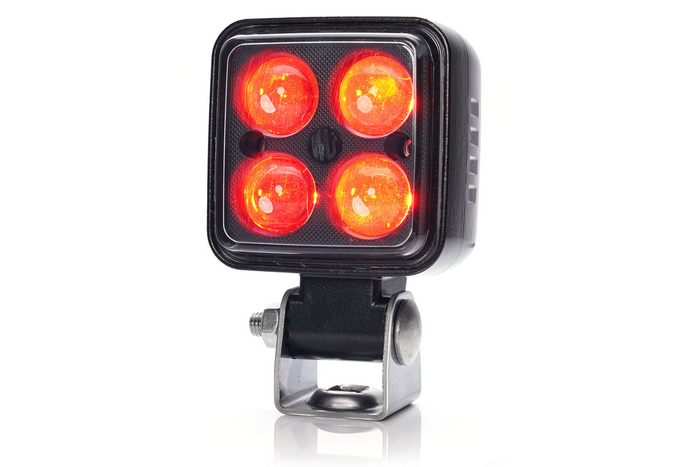 Veiligheidslamp WAŚ 2244 W267 LED-waarschuwingslamp rood