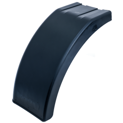 Half spatbord voor aanhanger DOMAR DR1012202 wielkast 384/200mm links