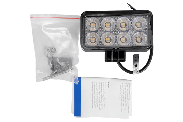 LED-werklamp reflector TT TECHNOLOGY ZWART TT.13306 32xLED 2560lm rechthoekig
