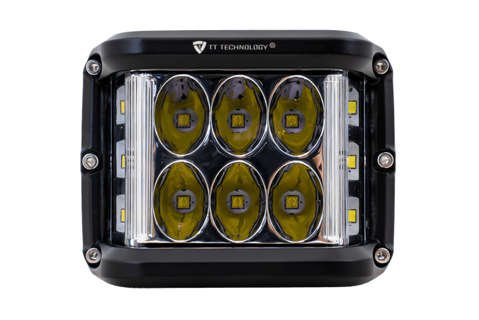 Set van twee LED-werklampen, reflector TT TECHNOLOGY TT.13209 12xLED 2200lm