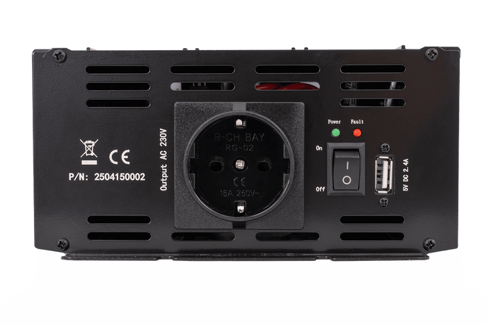 Spanningsomvormer 12V/230V (1000/2000W) KAMAR E1926