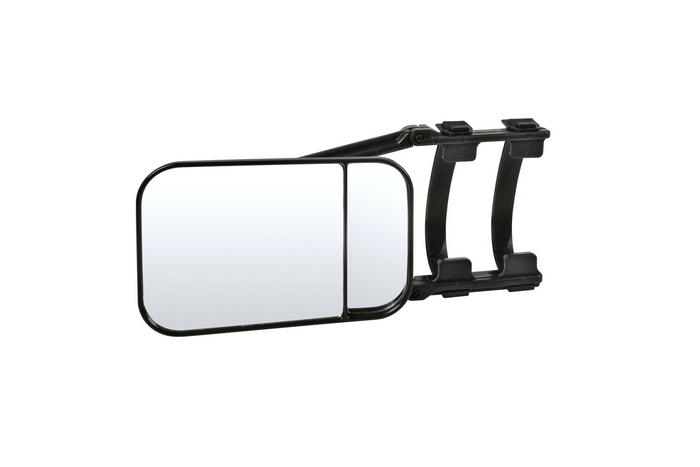 Universele sleepspiegel LAMP met vlakke en bolle lens