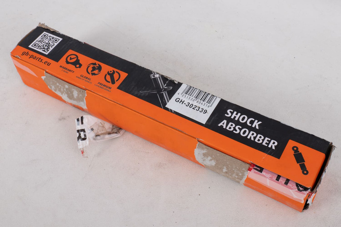 OUTLET OPTIMAL schokdemper voor aanhangwagenas 750kg voor enkele as