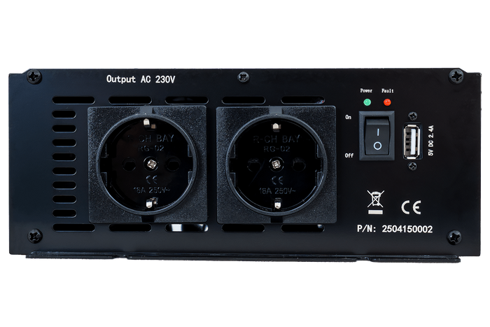 Spanningsomvormer 24V/230V (2000/4000W) KAMAR E1931