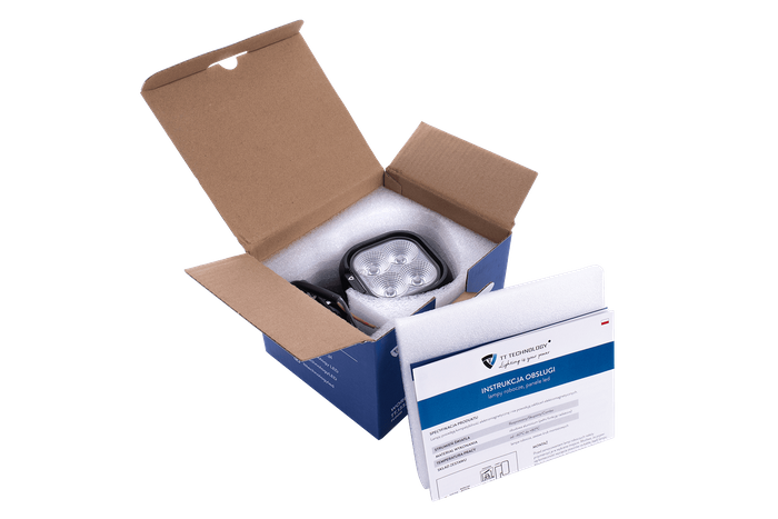 TT TECHNOLOGY LED werklamp reflector TT.13330 4xLED 3200lm vierkant