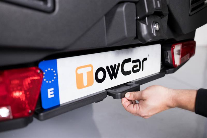 Towbox EVO classic grijs - bagagebox voor op de trekhaak