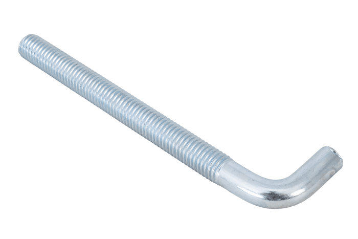 DROMET HP M10x120 schroefhaak met een L-vormige uiteinde (recht)