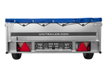 Lichte aanhangwagen 264x125 UNITRAILER GARDEN 264 KIPP met H-0 frame en blauwe kap