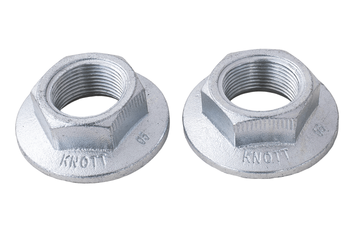 Remschoenen voor geremde assen KNOTT 200x50 Backmat SET