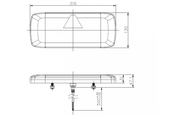 TruckLED L1919 LED achterlicht 6 functies rechts