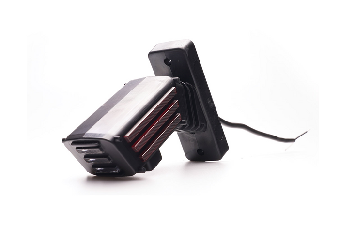 WAŚ 2550L W297.3.1 SPOT LED linker markeringslamp op een korte arm