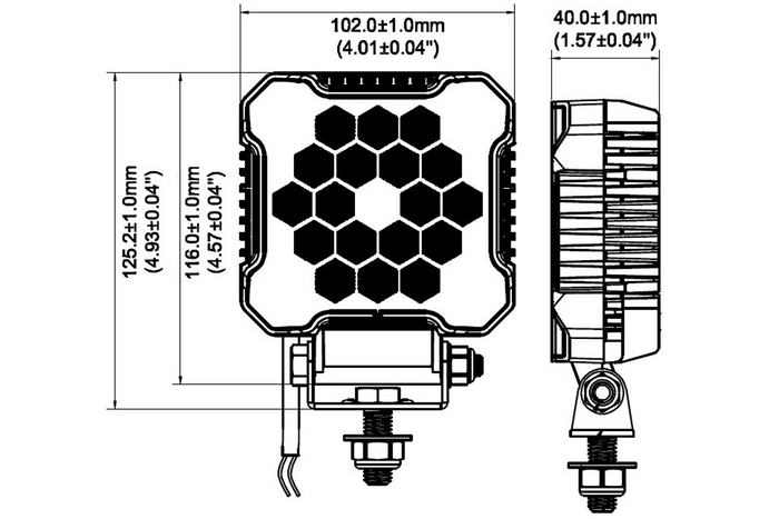 TruckLED LED werklamp L0172 18xLED 2800lm