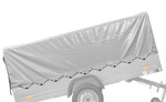 Afdekking voor het frame h-800 UNITRAILER dekzeil voor de aanhangwagen 264x125cm GARDEN 264 KIPP en EXPERT PLUS 2612