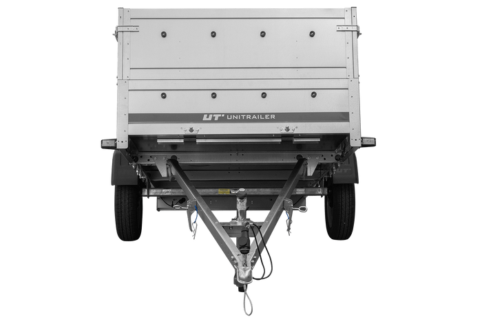 Lichte aanhangwagen 264x125 UNITRAILER GARDEN 264 KIPP met BIS zijwanden