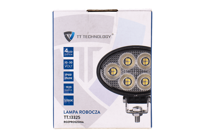 LED-werklampreflector TT TECHNOLOGY TT.13325 24xLED 1920lm ovaal
