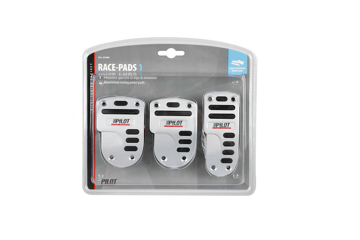 LAMPA RACE 1 PILOT aluminium pedaalcovers met antislip rubber