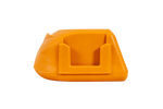 Veiligheidsafdekking voor de STEELPRESS SDP-01 Soft Dock kogelkoppeling met ruimte voor de stekker.