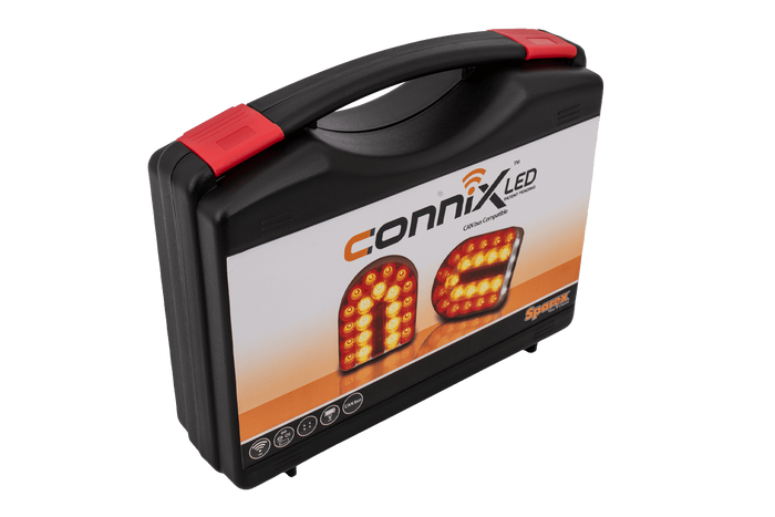 SPAREX CONNIX S.130977 LED achterlichten 4 functies links+rechts, draadloos, met magneet