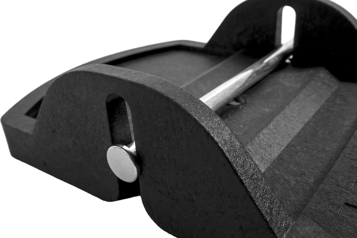 Set van vier KNOTT aanhangerstabilisatorsteunen 18x14x4,5 cm