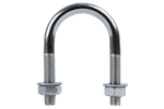 Ronde klem M10 met moeren en ringen 43/81
