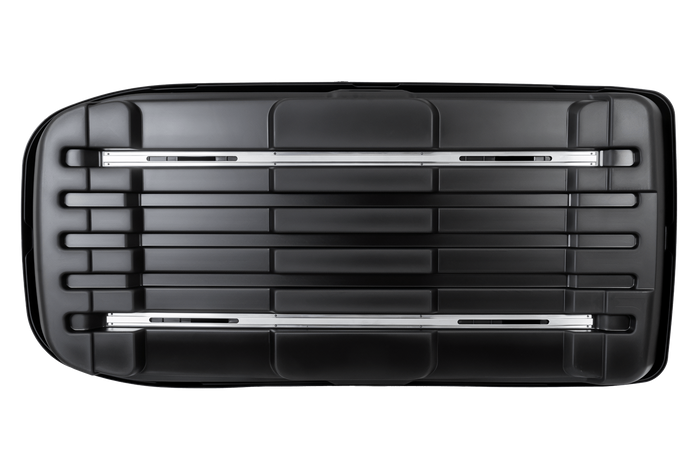 Inter Pack Monsun PRO M dakkoffer, zwart metallic