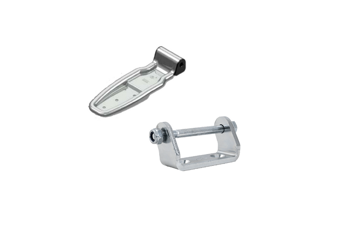 Zijscharnier met montagebeugel STEELPRESS HB-01.270-02+UH-01 complete trailer zijmontage