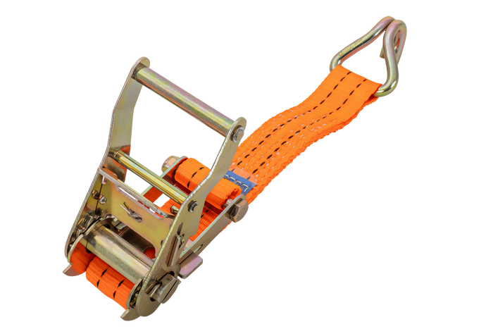 UNITRAILER 6m/35mm/2t oranje transportband met spaninrichting