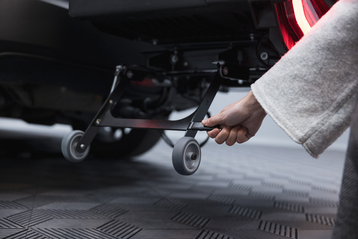 Towbox Alpha urban black - trekhaakkoffer, bagagebox voor op de trekhaak