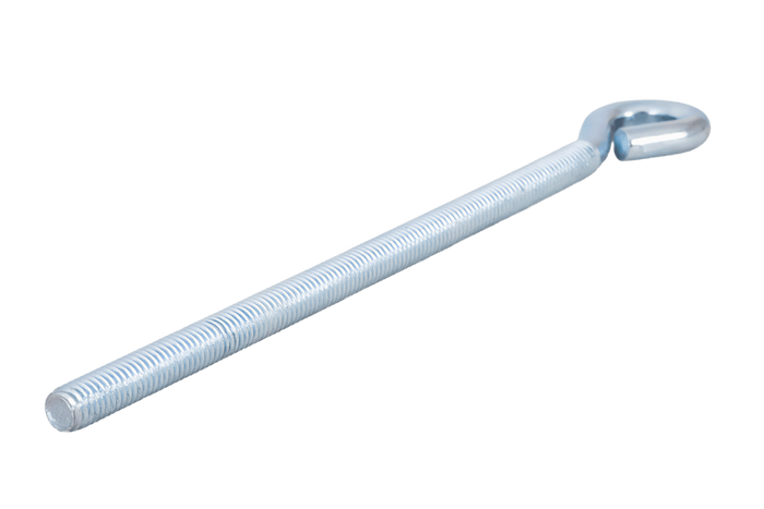 DROMET HO M6x150 schroefhaak met gesloten (oog) uiteinde