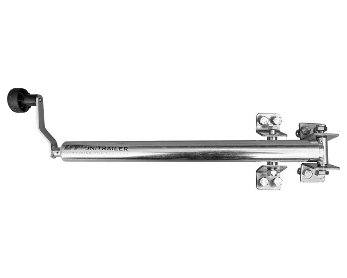 UNITRAILER krukhefsysteem met handgrepen voor het kantelen en lossen van een autotransporter van 1000 kg (500-865 mm).