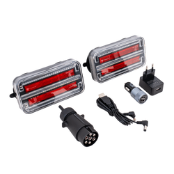 TT Technology TT.12028B-DI LED-achterlichten 3 functies links+rechts, draadloos, magnetisch