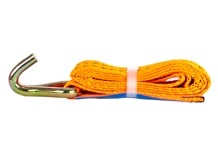 UNITRAILER 2m/50mm/5t oranje transportband met spaninrichting