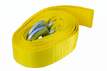 Sleepkabel met haken UNITRAILER sleepband 4,5m/50mm/5t geel