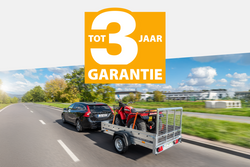 Extra garantie + voor een lichte aanhanger