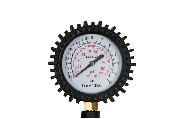 YATO YT-23703 bandenpomp met drukmeter